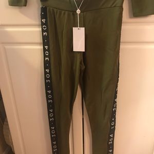 JERSEY LEGGINGS (OLIVE)